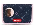   BELMIL Tolltartó, klapnis, cipzáras, BELMIL "Midnight Gallop", kék, lovak