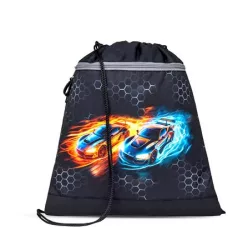 BELMIL Tornazsák, BELMIL "Race it", fekete, versenyautó