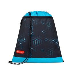 BELMIL Tornazsák, BELMIL "Kick the ball", fekete- kék, foci BELMIL Tornazsák, BELMIL "Kick the ball", fekete- kék, foci