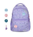 BELMIL Iskolatáska, cipzáras, BELMIL "Maxi Pack Purple Dots", lila pöttyös BELMIL Iskolatáska, cipzáras, BELMIL "Maxi Pack Purple Dots", lila pöttyös