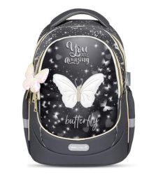 BELMIL Iskolatáska, cipzáras, BELMIL "Leisure Plus Amazing Butterfly", pillangó BELMIL Iskolatáska, cipzáras, BELMIL "Leisure Plus Amazing Butterfly", pillangó