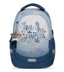 BELMIL Iskolatáska, cipzáras, BELMIL "Leisure Plus Shine like a Star Jeans", csillag BELMIL Iskolatáska, cipzáras, BELMIL "Leisure Plus Shine like a Star Jeans", csillag