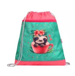 BELMIL Tornazsák, BELMIL "Cute sloth", zöld-rózsaszín, lajhár