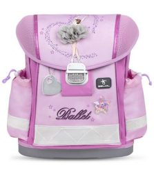 BELMIL Iskolatáska, fémcsat, BELMIL "Classy Ballerina", lila, balerina