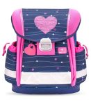   BELMIL Iskolatáska, fémcsat, BELMIL "Classy Simple Hearts", rózsaszín szív