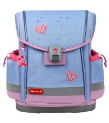 BELMIL Iskolatáska, mágneszárral, BELMIL "Classy Plus Lavander", lila szivecske BELMIL Iskolatáska, mágneszárral, BELMIL "Classy Plus Lavander", lila szivecske