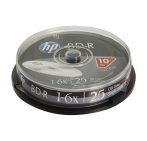 HP BD-R BluRay lemez, 25GB, 6x, 10 db, hengeren, HP HP BD-R BluRay lemez, 25GB, 6x, 10 db, hengeren, HP