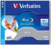   VERBATIM BD-R BluRay lemez, nyomtatható, 25GB, 6x, 1 db, normál tok, VERBATIM