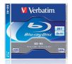   VERBATIM BD-RE BluRay lemez, újraírható, 25GB, 1-2x, 1 db, normál tok, VERBATIM