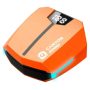   CANYON Fülhallgató, vezeték nélküli, Bluetooth 5.3, gaming, CANYON "DoubleBee GTWS-2", narancs