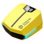   CANYON Fülhallgató, vezeték nélküli, Bluetooth 5.3, gaming, CANYON "DoubleBee GTWS-2", sárga