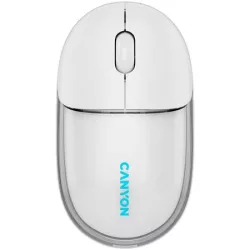 CANYON Egér, vezeték nélküli, dual-mode kapcsolat, optikai, CANYON "OnClick 24", fehér
