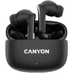 CANYON Fülhallgató, TWS vezeték nélküli, Bluetooth 5.4, CANYON "OnGo 9", fekete