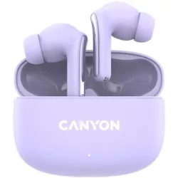 CANYON Fülhallgató, TWS vezeték nélküli, Bluetooth 5.4, CANYON "OnGo 9", levendula