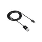 CANYON USB kábel, USB 2.0-microUSB, 1 m, CANYON "UM-1", fekete CANYON USB kábel, USB 2.0-microUSB, 1 m, CANYON "UM-1", fekete
