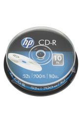 HP CD-R lemez, 700MB, 52x, 10 db, hengeren, HP HP CD-R lemez, 700MB, 52x, 10 db, hengeren, HP