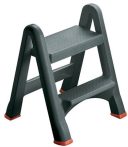CURVER Összecsukható létra, 2 lépcsőfokos, műanyag, CURVER CURVER Összecsukható létra, 2 lépcsőfokos, műanyag, CURVER