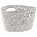 CURVER Csipke hatású kosár, CURVER "Victoria", fehér CURVER Csipke hatású kosár, CURVER "Victoria", fehér