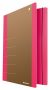   DONAU Gumis mappa, karton, A4, DONAU "Life", neon rózsaszín