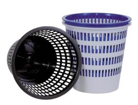 DONAU Papírkosár, 16 liter, DONAU, fekete