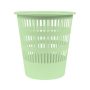 DONAU Papírkosár, 12 liter, DONAU, pasztellzöld