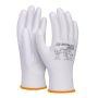   DONAU Szerelőkesztyű, PU, DONAU "Safety", 7/S méret, fehér
