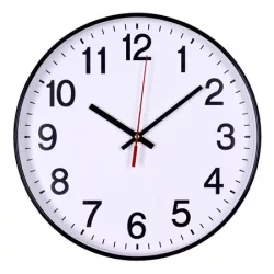 OFFICE PRODUCTS Falióra, 34 cm, OFFICE PRODUCTS, fehér keret