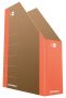   DONAU Iratpapucs, karton, 80 mm, DONAU "Life", neon narancssárga
