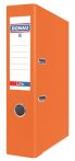   DONAU Iratrendező, 75 mm, A4, PP/karton, élvédő sínnel,  DONAU "Life", neon narancssárga