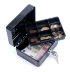 DONAU Pénzkazetta, 15,2x11,5x8 cm, DONAU, fekete DONAU Pénzkazetta, 15,2x11,5x8 cm, DONAU, fekete