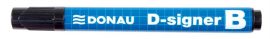 DONAU Táblamarker, 2-4 mm, kúpos, DONAU "D-signer B"", fekete DONAU Táblamarker, 2-4 mm, kúpos, DONAU "D-signer B"", fekete