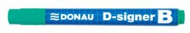 DONAU Táblamarker, 2-4 mm, kúpos, DONAU "D-signer B", zöld DONAU Táblamarker, 2-4 mm, kúpos, DONAU "D-signer B", zöld