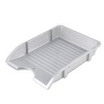 DONAU Irattálca, műanyag, törhetetlen, DONAU "Solid", ezüst DONAU Irattálca, műanyag, törhetetlen, DONAU "Solid", ezüst