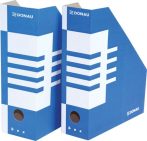 DONAU Iratpapucs, karton, 80 mm, DONAU, kék-fehér DONAU Iratpapucs, karton, 80 mm, DONAU, kék-fehér