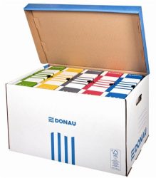 DONAU Archiválókonténer, felfelé nyíló, DONAU, kék DONAU Archiválókonténer, felfelé nyíló, DONAU, kék