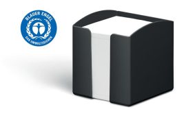 DURABLE Jegyzettömbtartó, műanyag, 100x100 mm, feltöltve, DURABLE "ECO", fekete DURABLE Jegyzettömbtartó, műanyag, 100x100 mm, feltöltve, DURABLE "ECO", fekete