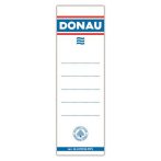   DONAU Cserecímke, iratrendezőhöz, öntapadó, 54x153 mm, DONAU, fehér