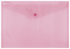 DONAU Irattartó tasak, A4, PP, patentos, DONAU, piros DONAU Irattartó tasak, A4, PP, patentos, DONAU, piros