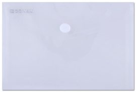 DONAU Irattartó tasak, A6, PP, patentos, DONAU, áttetsző DONAU Irattartó tasak, A6, PP, patentos, DONAU, áttetsző