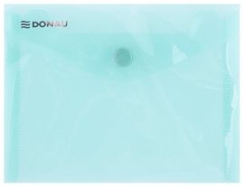 DONAU Irattartó tasak, A6, PP, patentos, DONAU, zöld