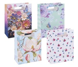 DONAU Ajándéktáska, 26x32,5x10 cm, DONAU "Home" vegyes minta DONAU Ajándéktáska, 26x32,5x10 cm, DONAU "Home" vegyes minta