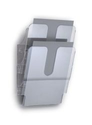 DURABLE Prospektustartó, fali, álló, A4, DURABLE "FLEXIPLUS 2", áttetsző DURABLE Prospektustartó, fali, álló, A4, DURABLE "FLEXIPLUS 2", áttetsző