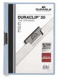 DURABLE Gyorsfűző, klipes, A4, DURABLE "DURACLIP® 30", kék DURABLE Gyorsfűző, klipes, A4, DURABLE "DURACLIP® 30", kék