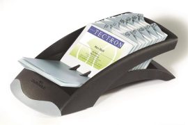 DURABLE Névjegykártyatartó, műanyag, 200 db-os, A-Z regiszterrel, fekvő, DURABLE, "VISIFIX®", fekete DURABLE Névjegykártyatartó, műanyag, 200 db-os, A-Z regiszterrel, fekvő, DURABLE, "VISIFIX®", fekete