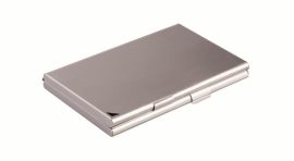 DURABLE Névjegykártyatartó tárca, fém, 20 db-os, DURABLE "CARD BOX DUO", ezüst DURABLE Névjegykártyatartó tárca, fém, 20 db-os, DURABLE "CARD BOX DUO", ezüst