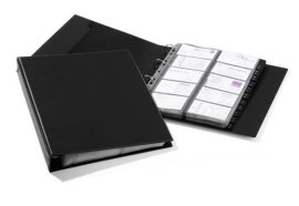 DURABLE Névjegytartó, 400 db-os, gyűrűs, DURABLE "VISIFIX® Economy", fekete DURABLE Névjegytartó, 400 db-os, gyűrűs, DURABLE "VISIFIX® Economy", fekete