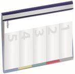   DURABLE Rendszerező mappa, A4, 5 részes, DURABLE "DIVISOFLEX®"