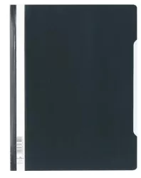 DURABLE Gyorsfűző, PP, A4+, DURABLE, fekete