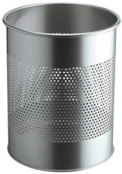 DURABLE Papírkosár, fém, 15 liter, DURABLE, ezüst DURABLE Papírkosár, fém, 15 liter, DURABLE, ezüst