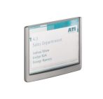 DURABLE Információs tábla, 149x105,5 mm, DURABLE "CLICK SIGN", szürke DURABLE Információs tábla, 149x105,5 mm, DURABLE "CLICK SIGN", szürke